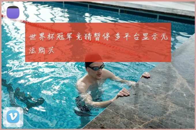世界杯冠军竞猜暂停 多平台显示无法购买